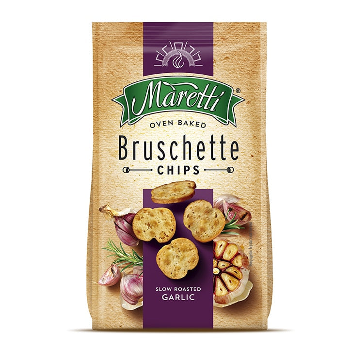 Maretti Slow Roasted Garlic Bruschetta Bites 150g Crisps & Chips Holland&Barrett   