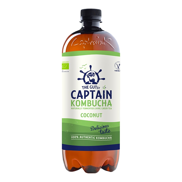 The GUTsy Captain Kombucha Coconut Kombucha 1 Litre