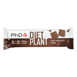 PhD Nutrition Diet Plant Bar Dark Chocolate Fudge 55g Vegan Protein Bars Holland&Barrett   