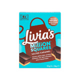 Livia's Salted Caramel Million Squares Multipack 4 x 38g Cakes Holland&Barrett   