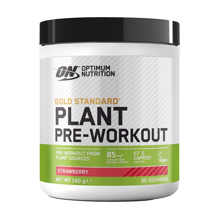 Optimum Nutrition Gold Standard Plant Pre-Workout Strawberry 240g Pre Workout Supplements Holland&Barrett   