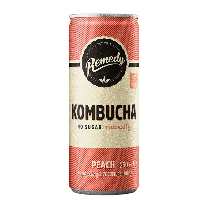 Remedy Kombucha Peach 250ml GOODS Holland&Barrett   