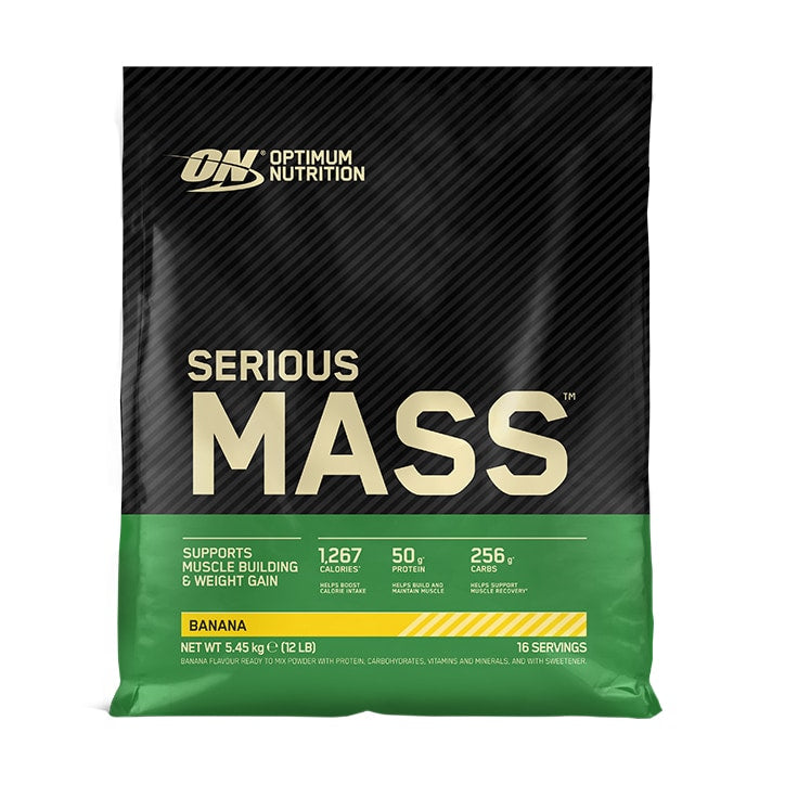 Optimum Nutrition Serious Mass Powder Banana 5.4kg GOODS Holland&Barrett   