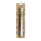 The Natural Family Co. Bio Toothbrush Twin Pack - Pirate Black & Ivory Desert GOODS Holland&Barrett   