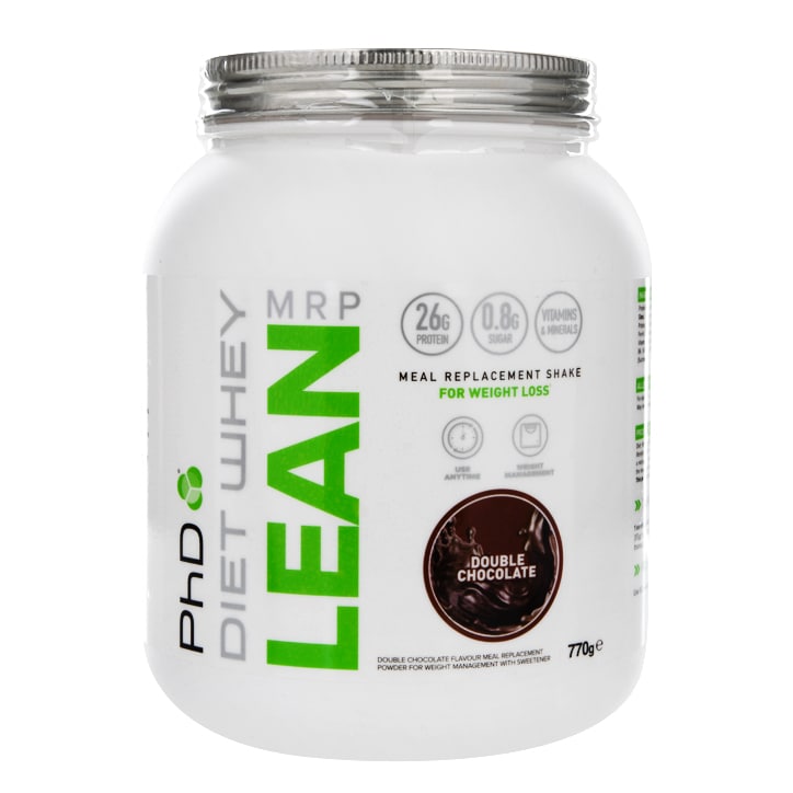 PhD Nutrition Diet Whey Lean Meal Replacement Shake Double Chocolate Flavour 770g GOODS Holland&Barrett   