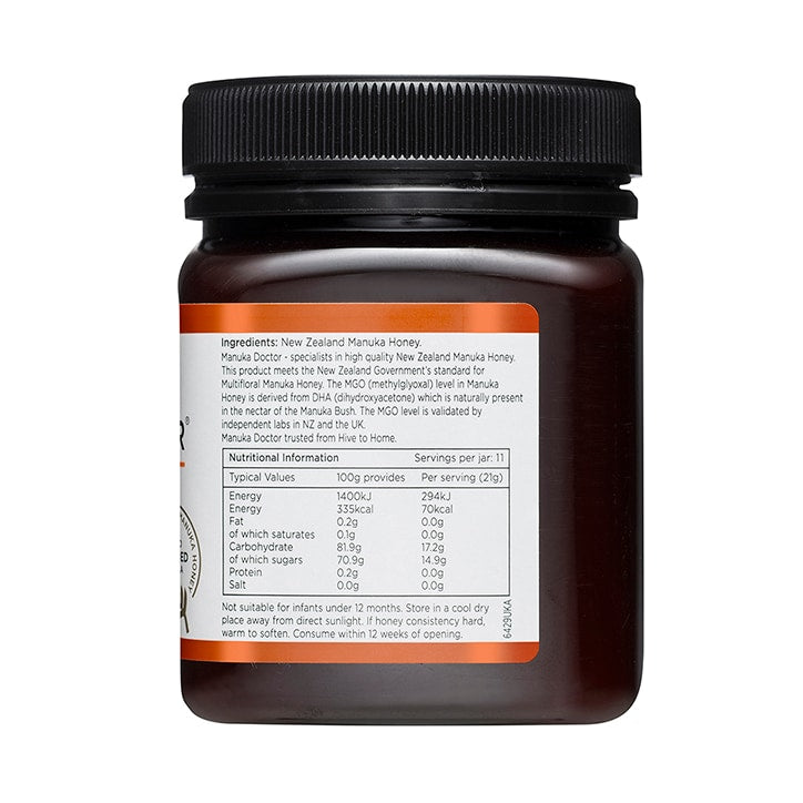 Manuka Doctor Manuka Honey MGO 55 250g