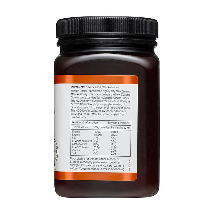 Manuka Doctor Manuka Honey MGO 55 500g