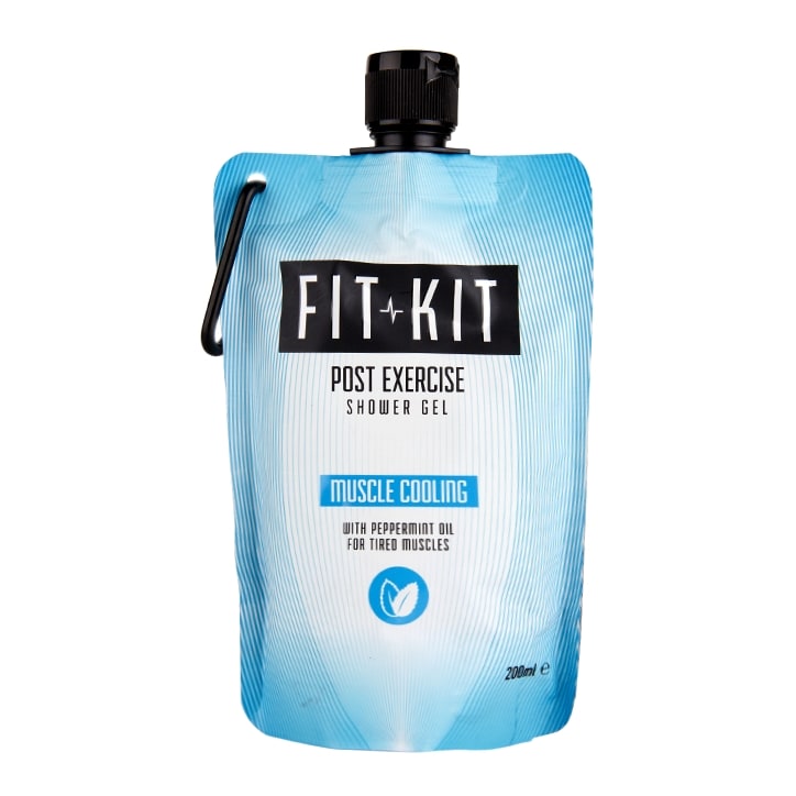 Fit Kit Shower Gel Pouch Muscle Cooling 200ml GOODS Holland&Barrett Default Title  