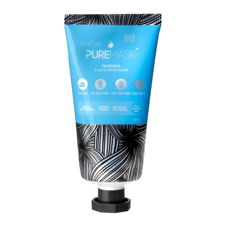 Scrub Love Puremask Blue & Green Algae Clay Mask 50ml