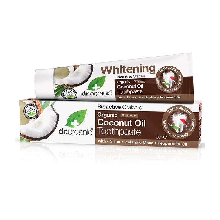 Dr Organic Coconut Oil Toothpaste 100ml GOODS Holland&Barrett   