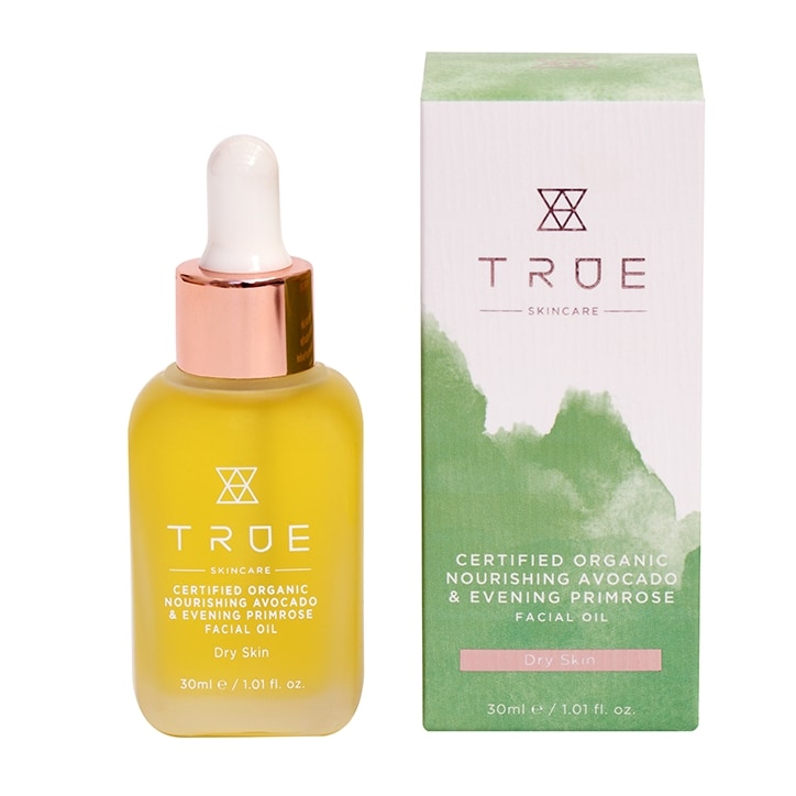 True Skincare Organic Nourishing Avocado & Evening Primrose Facial Oil 30ml