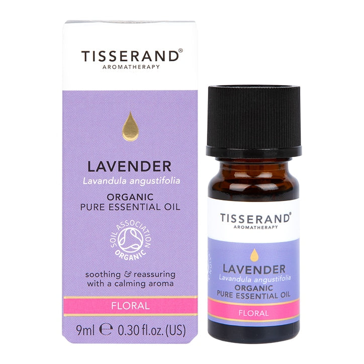 Tisserand Lavender Organic Pure Essential Oil 9ml Pure Essential Oils Holland&Barrett   