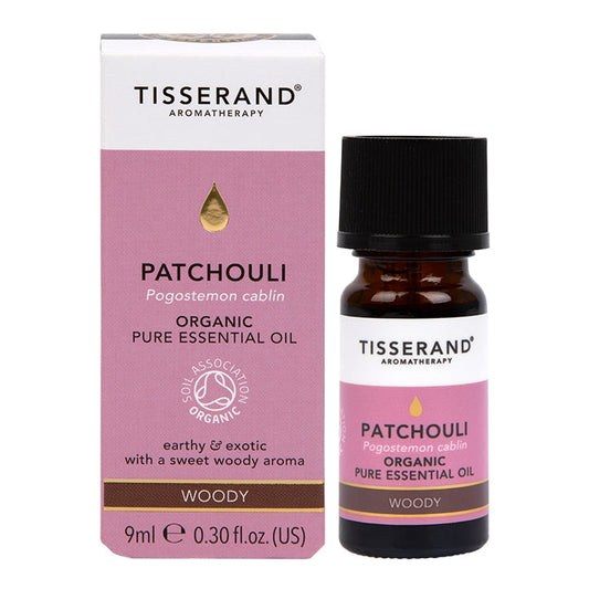 Tisserand Patchouli Organic Pure Essential Oil 9ml Pure Essential Oils Holland&Barrett   