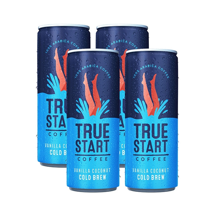 True Start Vanilla Coconut Cold Brew Coffee 4 x 250ml