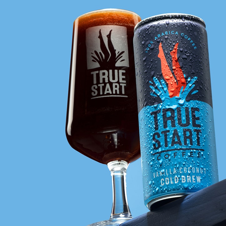 True Start Vanilla Coconut Cold Brew Coffee 4 x 250ml