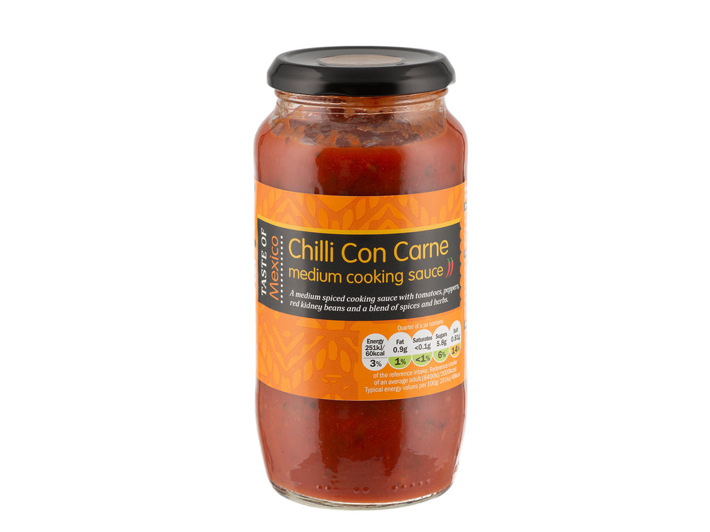 Taste Of Mexico Chilli Con Carne Medium Cooking Sauce