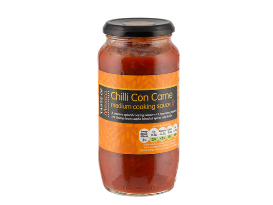 Taste Of Mexico Chilli Con Carne Medium Cooking Sauce Canned & Packaged Food Lidl   