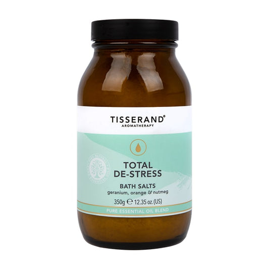Tisserand Total De-Stress Bath Salts 350g Natural Bath Bombs & Salts Holland&Barrett   