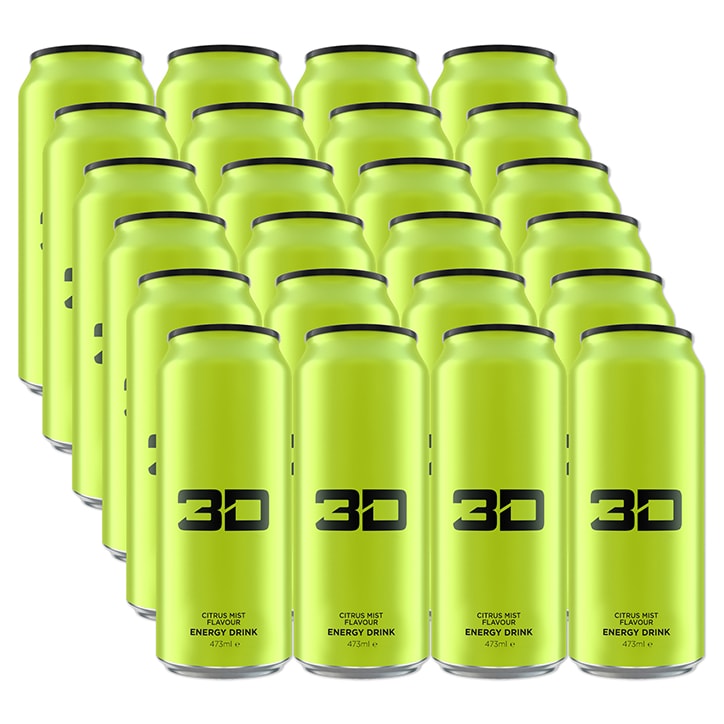 3D Energy Green Citrus Mist Box 24 x 473ml