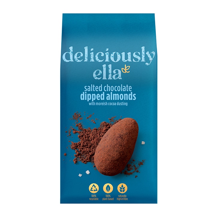 Deliciously Ella Salted Chocolate Dipped Almonds 90g GOODS Holland&Barrett   