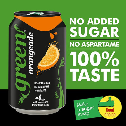Green No Added Sugar Orangeade 330ml Soft Drinks Holland&Barrett   