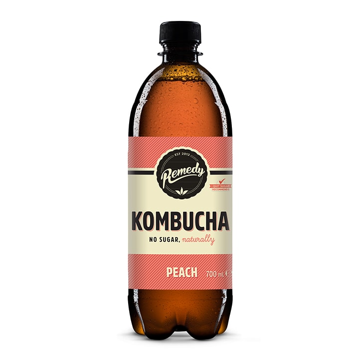 Remedy Kombucha Peach 700ml Drinks Holland&Barrett   