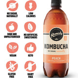 Remedy Kombucha Peach 700ml Drinks Holland&Barrett   