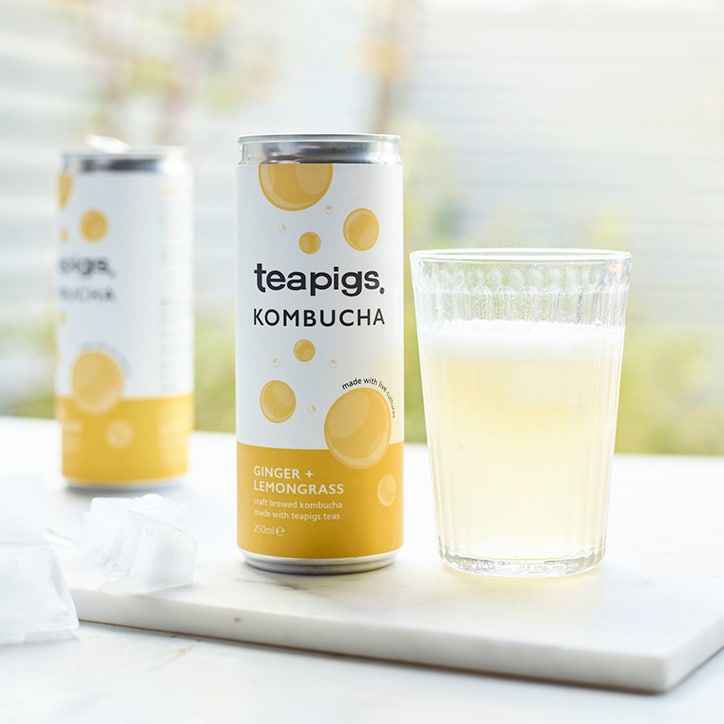 teapigs Lemongrass & Ginger Kombucha 250ml