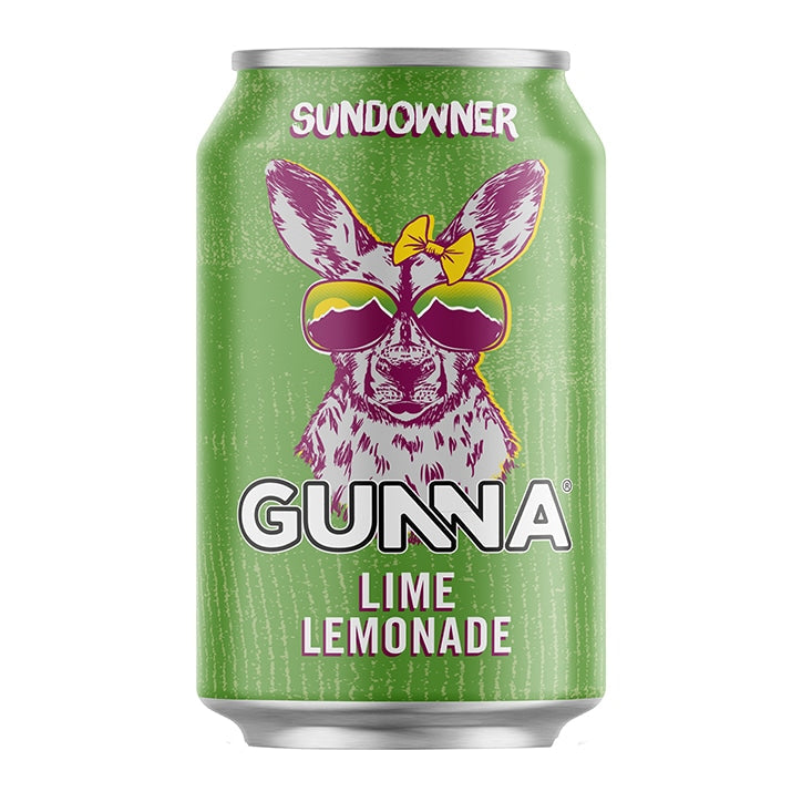 Gunna Sundowner Lemonade & Lime 330ml