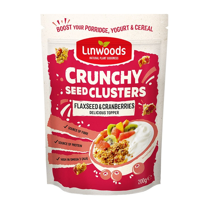 Linwoods Crunchy Seed Clusters Flaxseed & Cranberries 200g