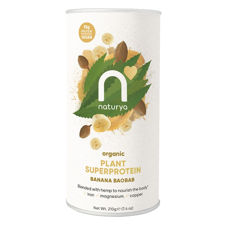 Naturya Organic Plant Superprotein Banana Baobab 210g