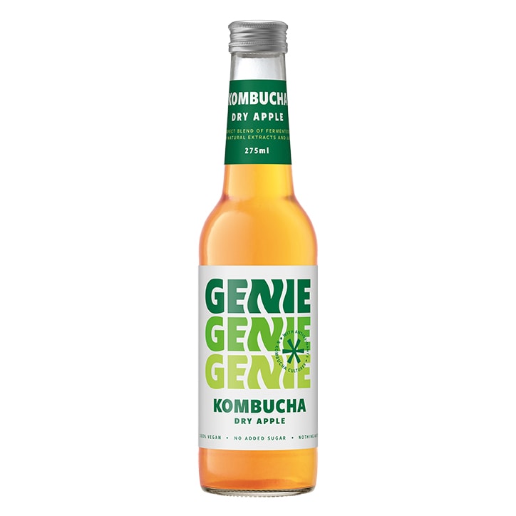 Genie Kombucha Dry Apple 275ml GOODS Holland&Barrett   