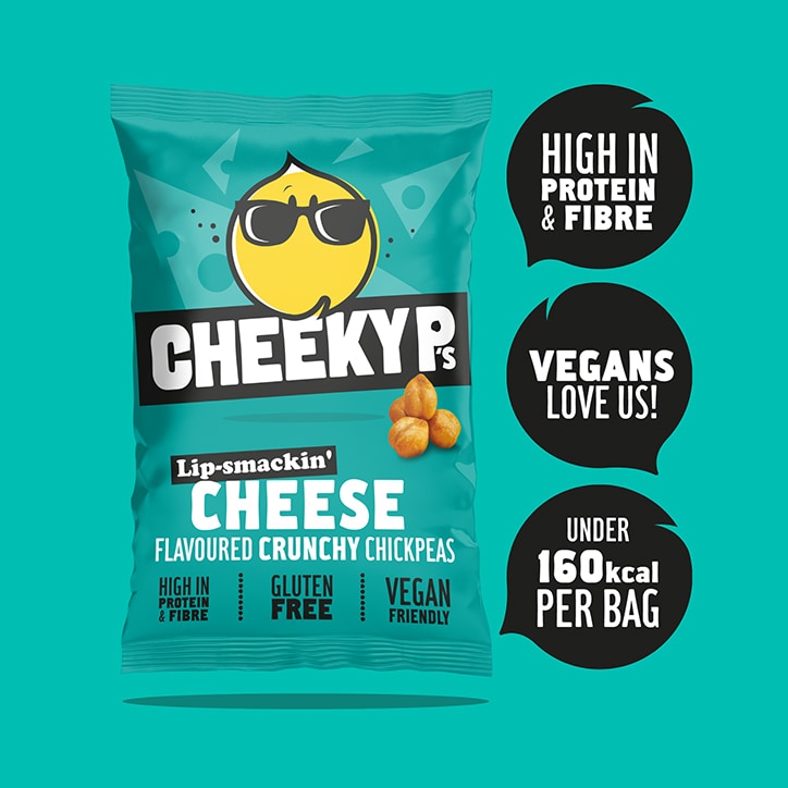 Cheeky P's Lip-smackin' Cheese Flavoured Crunchy Chickpeas 40g