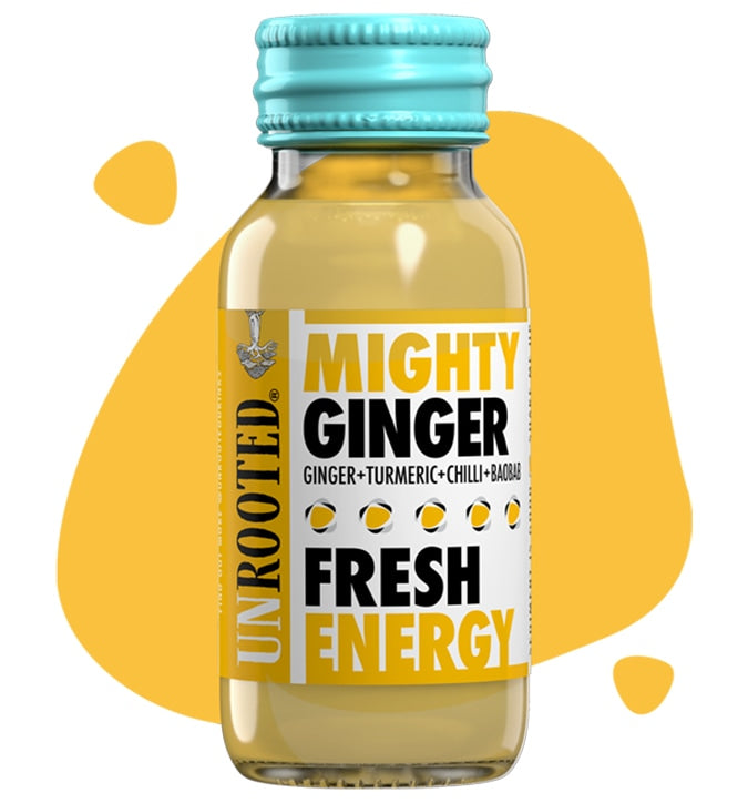 Unrooted Mighty Ginger Fresh Energy 60ml Energy Drinks & Shots Holland&Barrett   