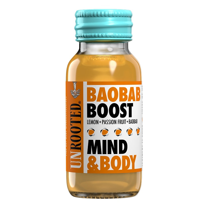 Unrooted Baobab Boost Mind & Body 60ml Drinks Holland&Barrett   