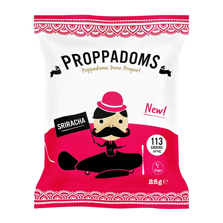 Family Secret Sriracha Proppadoms 25g Crisps & Chips Holland&Barrett   