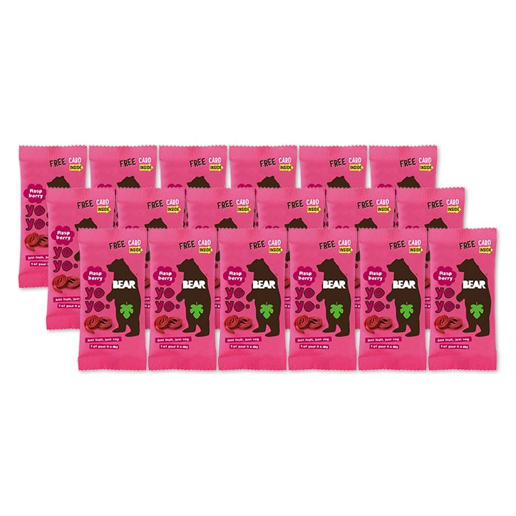 Bear Raspberry Yoyo 18 x 20g GOODS Holland&Barrett   