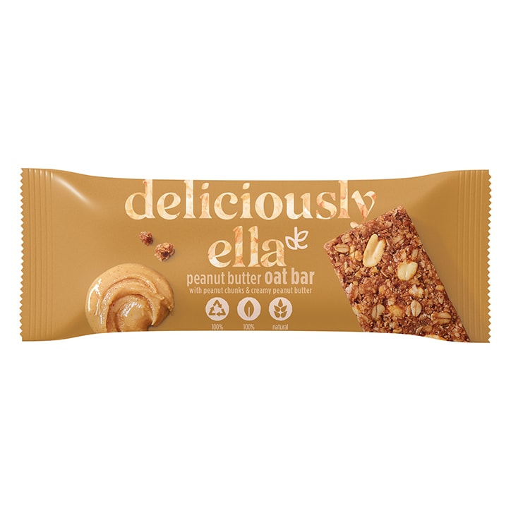 Deliciously Ella Baked Oat Bar Peanut Butter 50g GOODS Holland&Barrett   