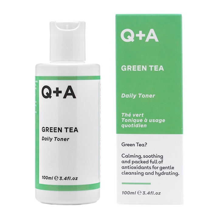 Q+A Green Tea Toner 100ml Cleanser & Toner Holland&Barrett   