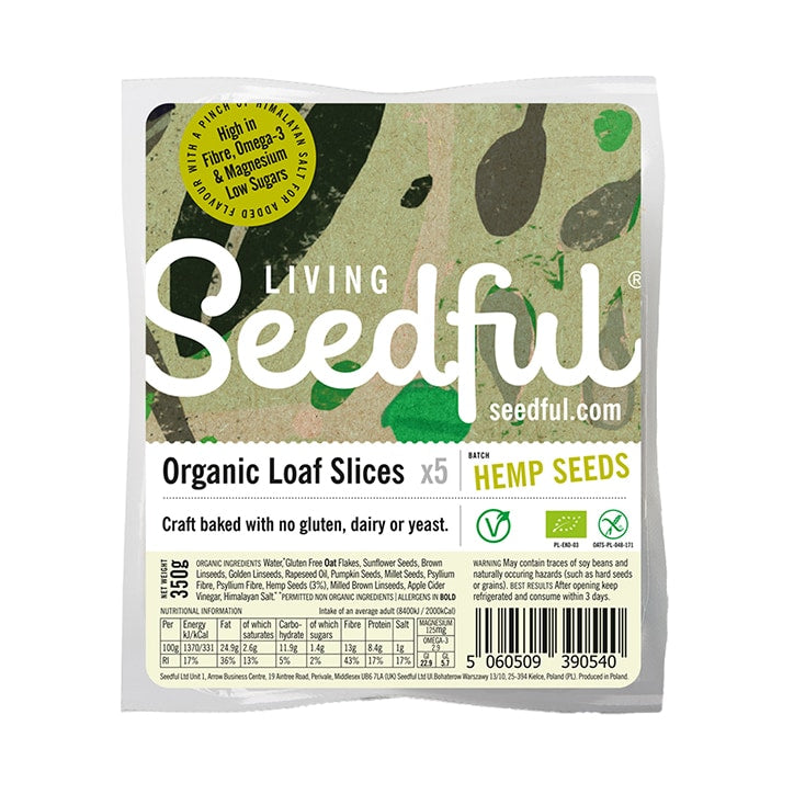 Seedful Gluten Free Hemp Loaf Slices 350g