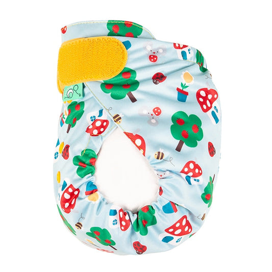 TotsBots Easyfit Star All in One Reusable Nappy - Mushroom Town Natural Nappies & Clothing Holland&Barrett   