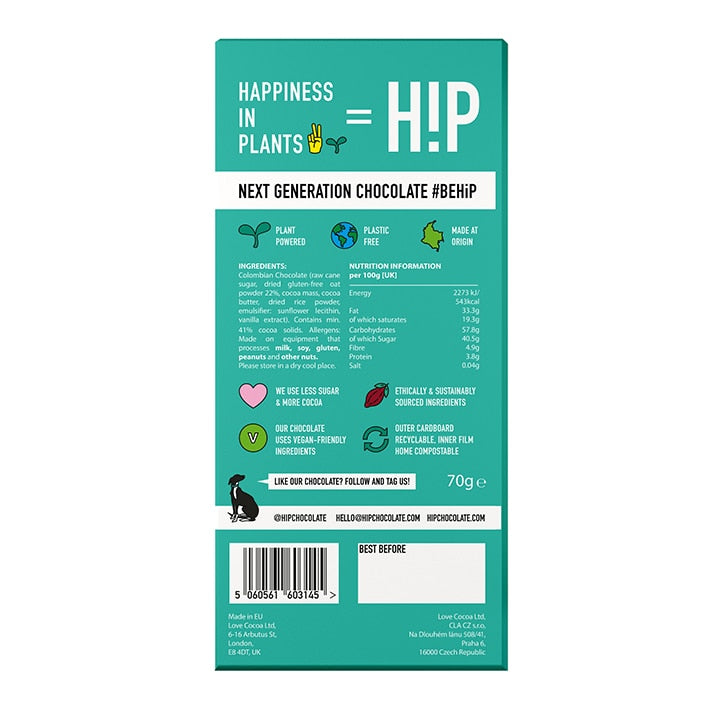 HiP Original Oat Milk Chocolate 70g GOODS Holland&Barrett   