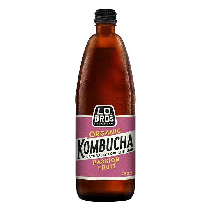 Lo Bros Organic Kombucha Passion Fruit 750ml GOODS Holland&Barrett   