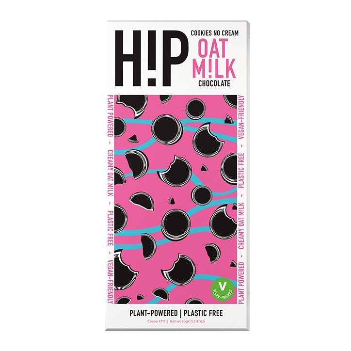 HiP Chocolate Cookies NO Cream Oat Milk Chocolate 70g GOODS Holland&Barrett   