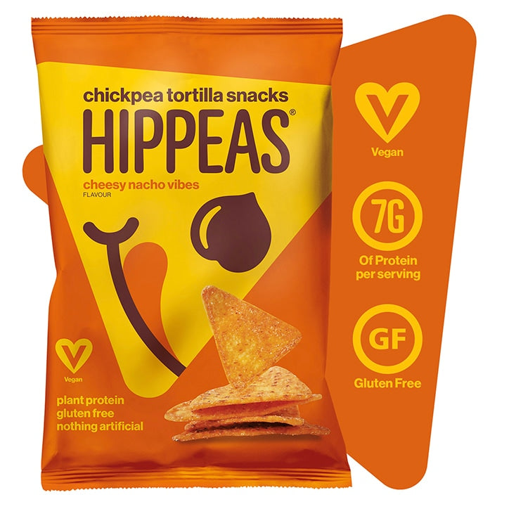 Hippeas Cheesy Nacho Vibes Chickpea Tortilla Snacks 130g GOODS Holland&Barrett   