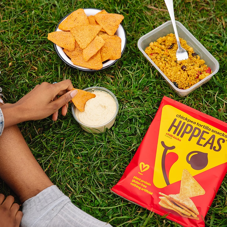 Hippeas Chilli Kicks Chickpea Tortilla Snacks 130g GOODS Holland&Barrett   