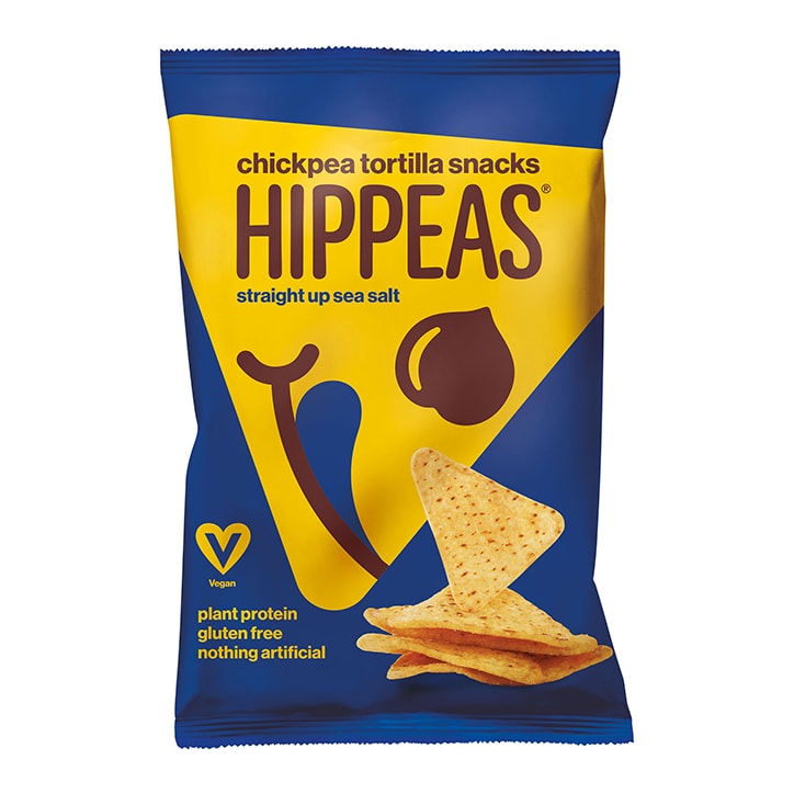 Hippeas Straight Up Sea Salt Chickpea Tortilla Snacks 130g GOODS Holland&Barrett   