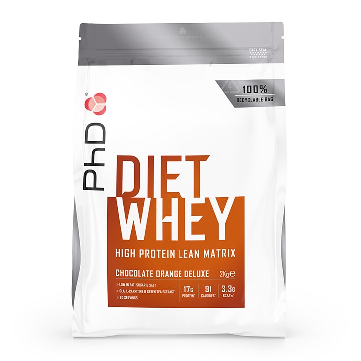 PhD Diet Whey Powder Chocolate Orange 2000g