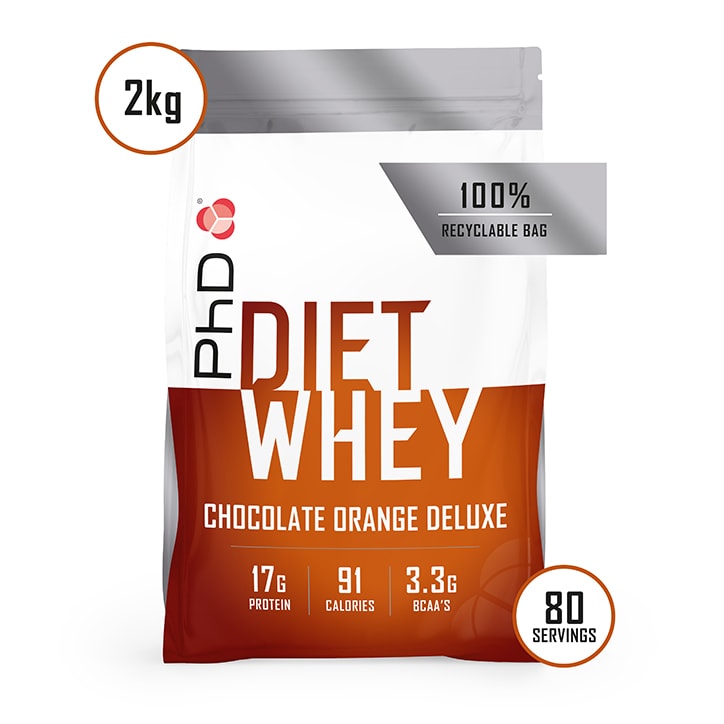 PhD Diet Whey Powder Chocolate Orange 2000g GOODS Holland&Barrett   