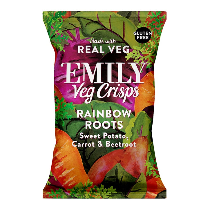 Emily Veg Crisps Rainbow Roots 100g GOODS Holland&Barrett   